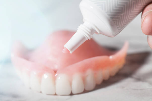 dentures and denture adhesive